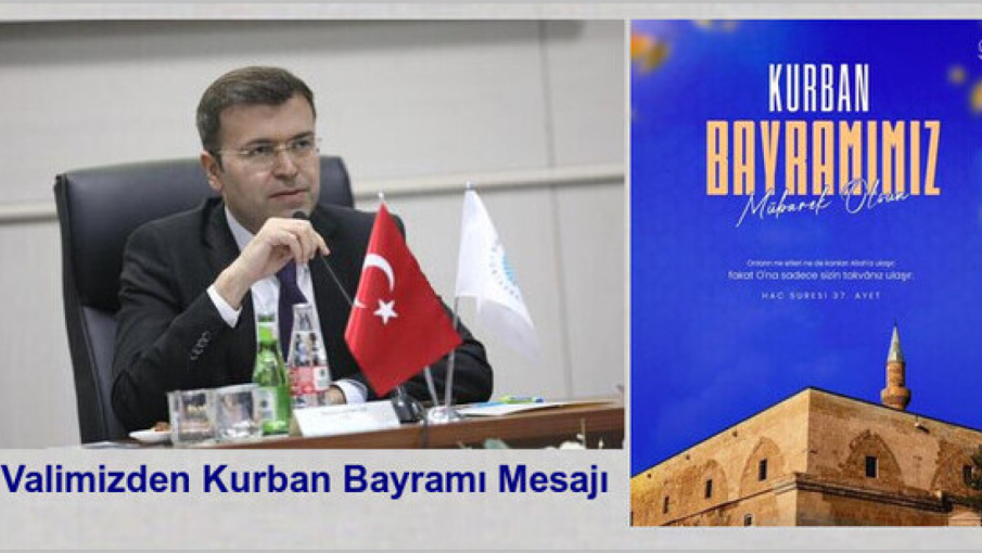 Valimizden Kurban Bayramı Mesajı..