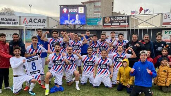 Tebrikler.. Niğde Belediye Gücü Spor Kozanspor'u Eli Boş Gönderdi..