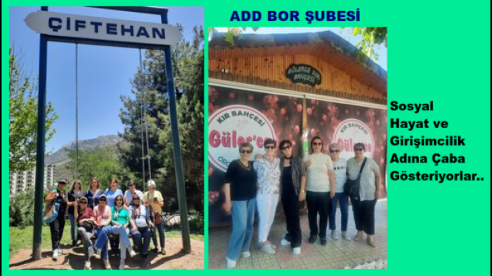 ADD Bor Şubesi Sosyal Çalışmalara Ağırlık Verdi..