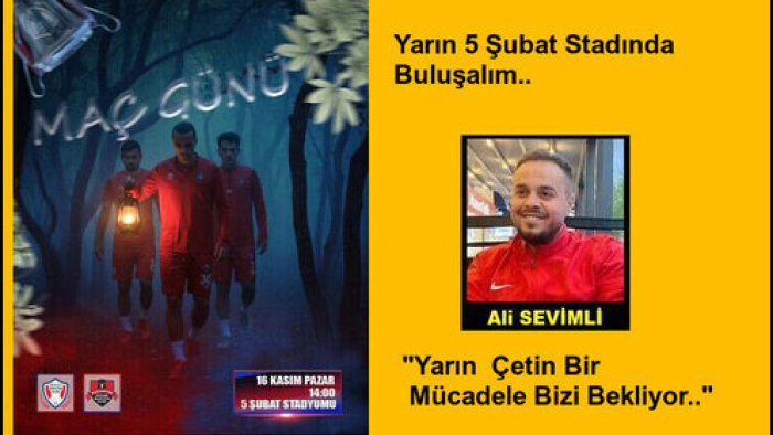 Niğde Bld.Gücü-Şehit Kâmil Bld. Müsabakası Yarın 5 Şubat Stadında...