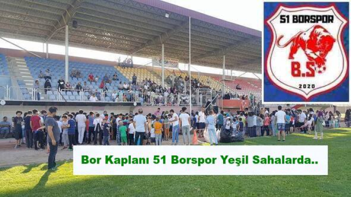 51 Borspor Yeniden Yeşil Sahalarda..