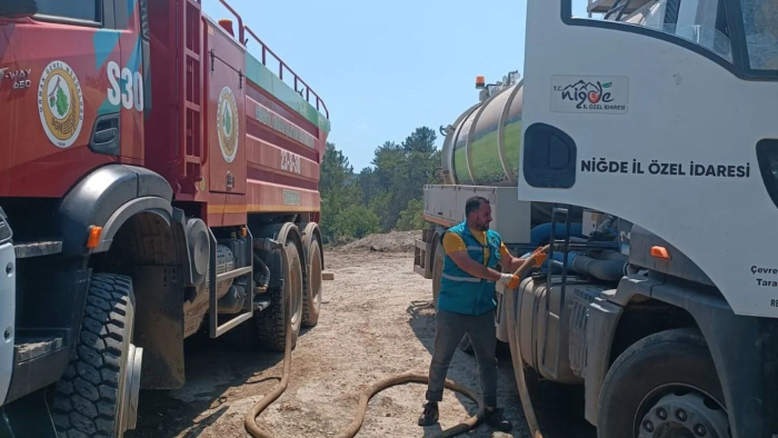 Niğde’den Bursa’daki orman yangınına destek